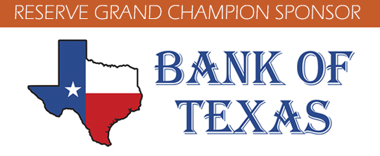 Texas Bank Reserve Grand Champion Sponsor